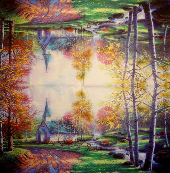 198 Garden - 3-ply - Thomas Kinkade